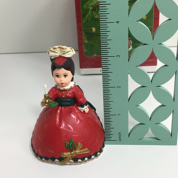 Hallmark Keepsake Ornament Victorian Christmas Madame Alexander Red 2001 Vintage - Picture 9 of 12